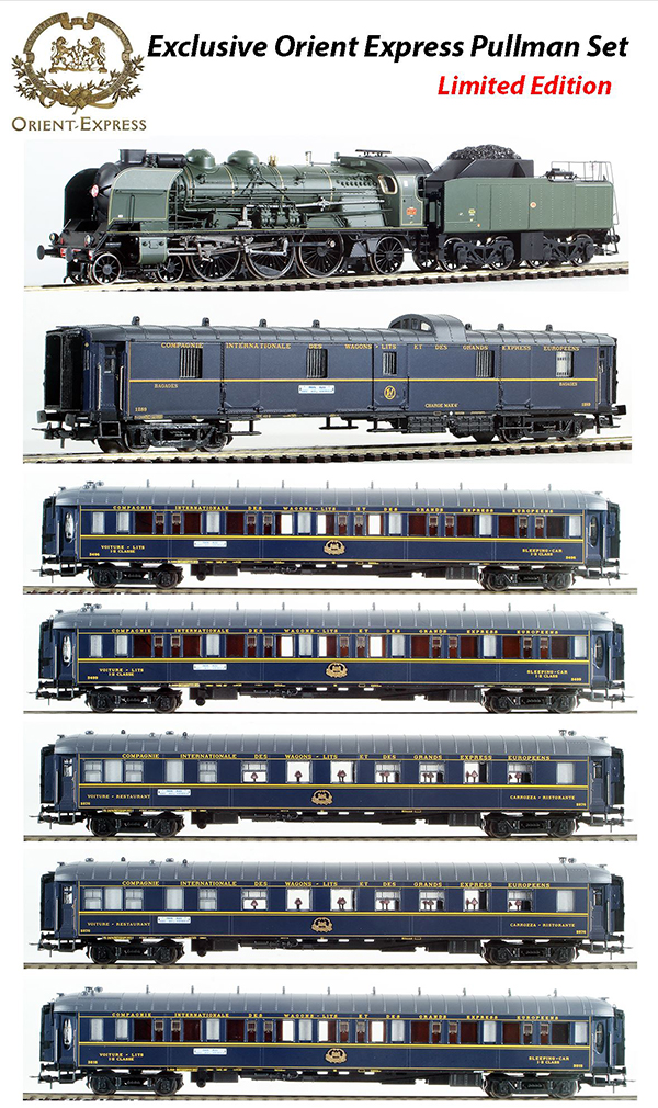 REE Modeles MB-136S1 - Exclusive French Le Train Blue Pullman Orient Express Set A